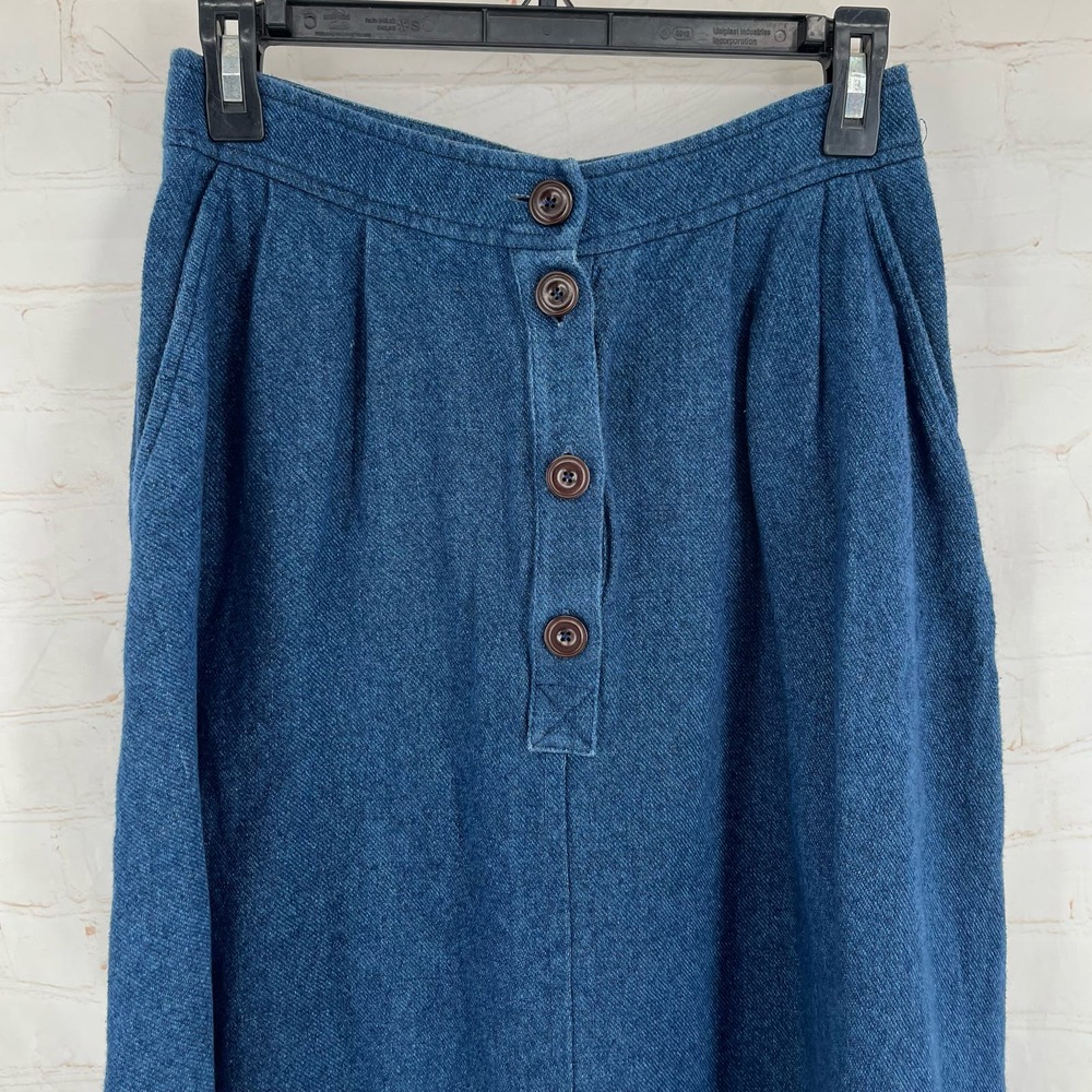 Elegant Blue Women's Skirt - Picture 3 of 7